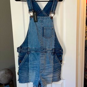 BlankNYC Denim Overall Shorts